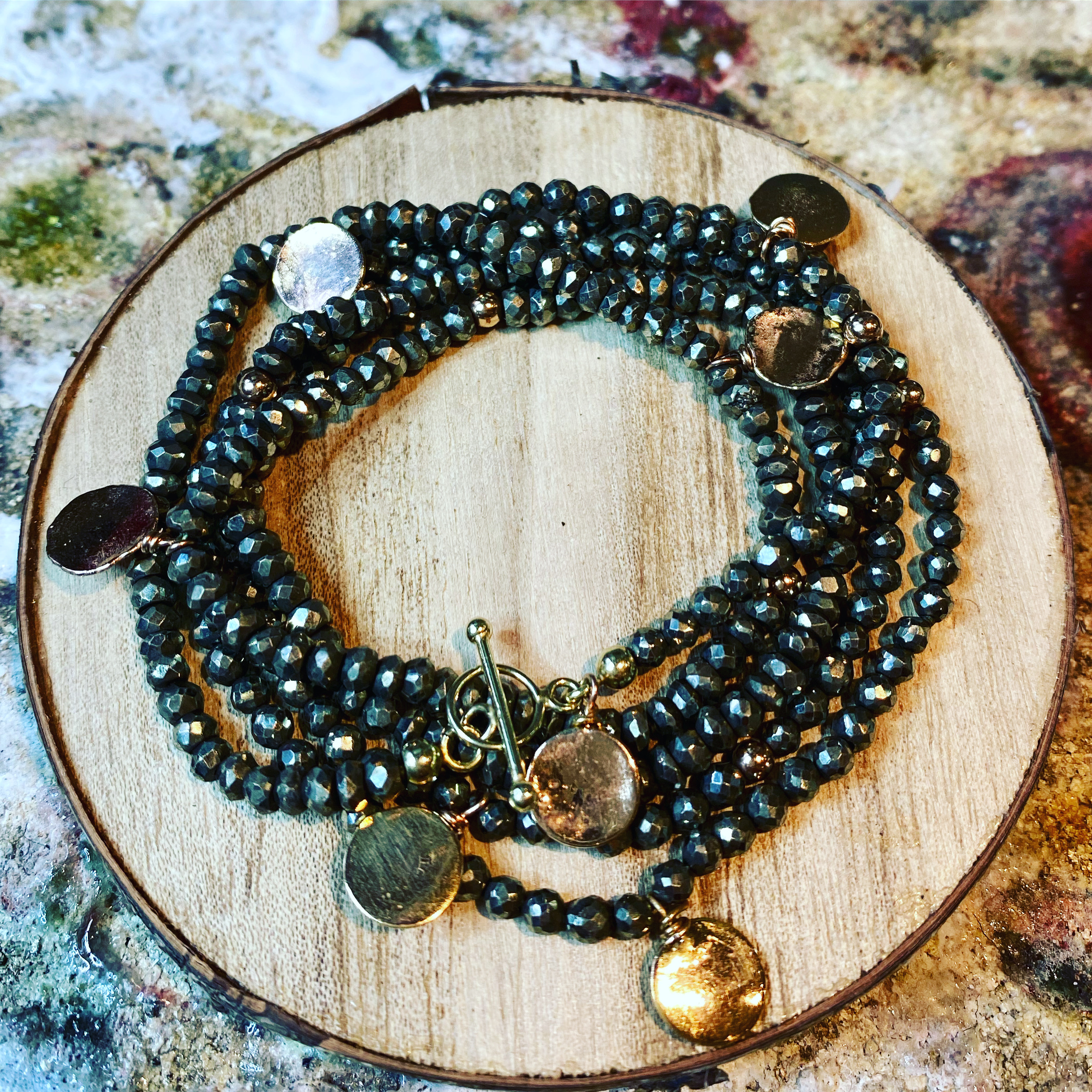 Pyriet armband met kapitein sluiting