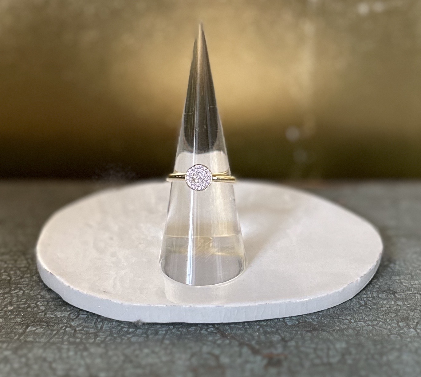 Geel gouden ring
